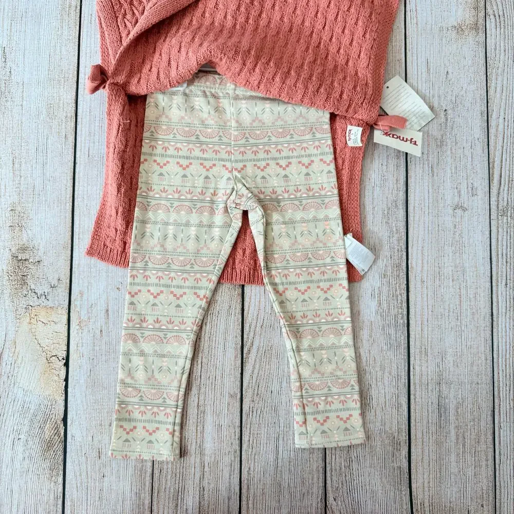 NWT - Girls 4T - Aspen - Poncho Legging Outfit